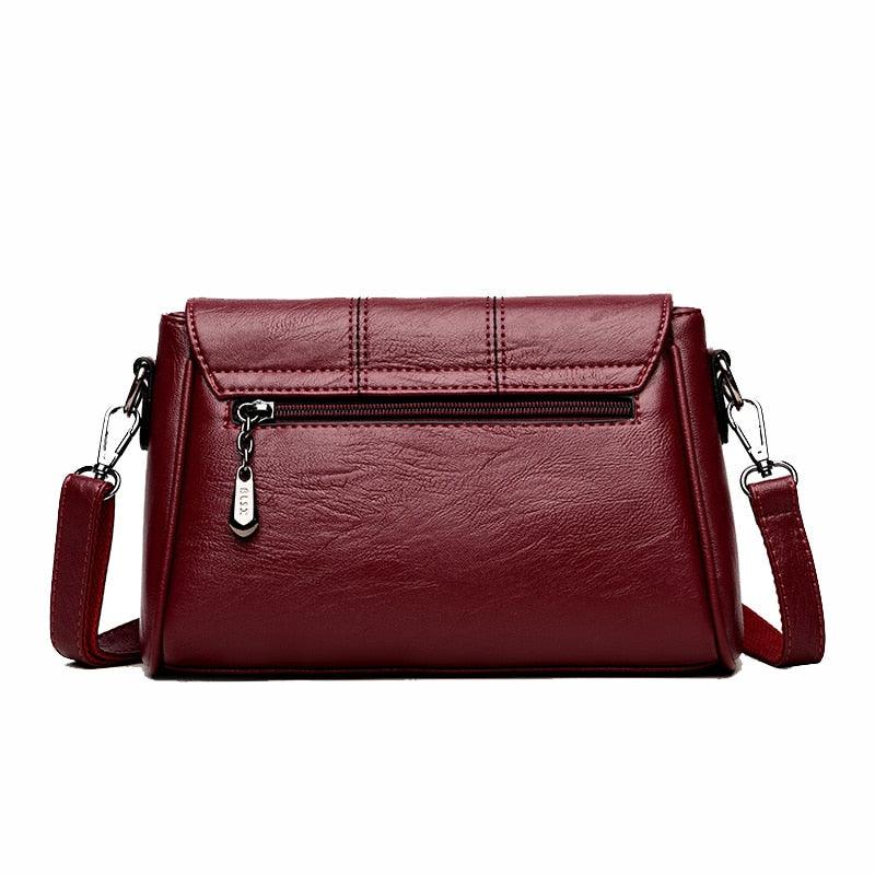 Soft Pu Leather Crossbody Bag - L & M Kee, LLC