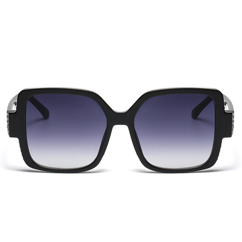 Large Frame Square Diamond Sunglasses - L & M Kee, LLC