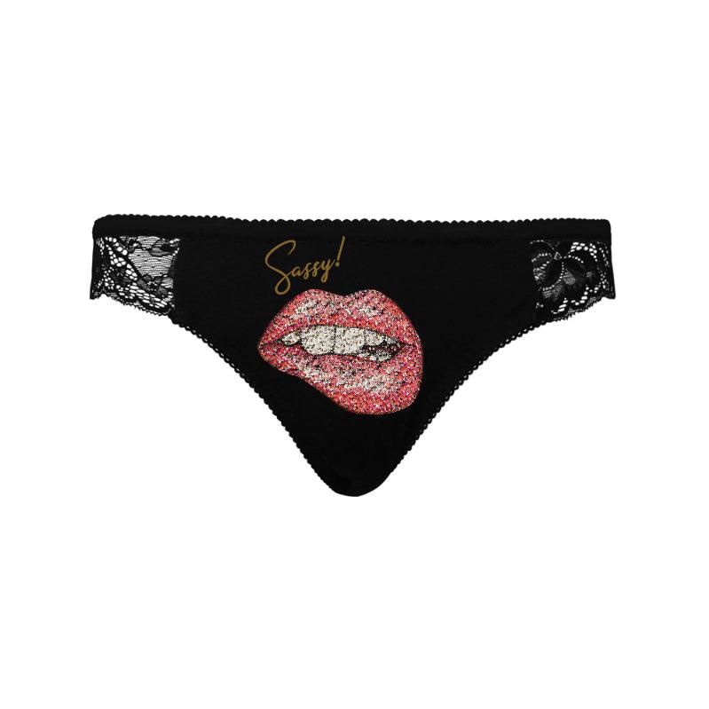 Sexy Lips Lace Panties - L & M Kee, LLC