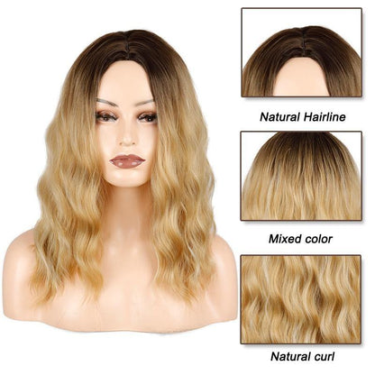 Medium Long Wavy Blond Wigs - L & M Kee, LLC
