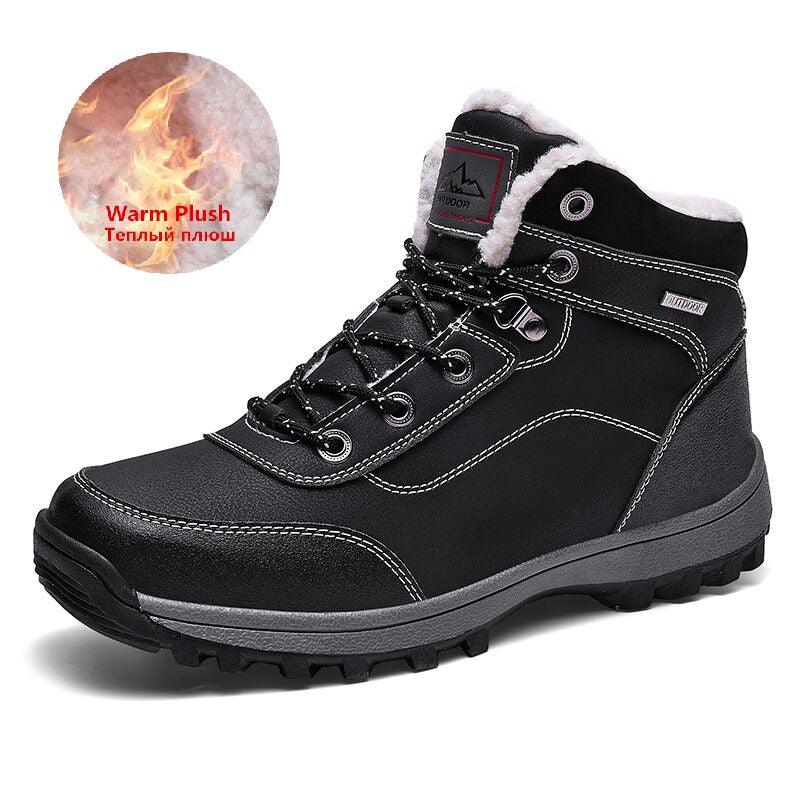 Non-slip Men's Hiking Boots - L & M Kee, LLC