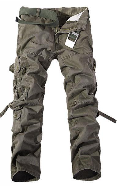 Military Style Tactical Multi-pocket Cargo Pants - L & M Kee, LLC