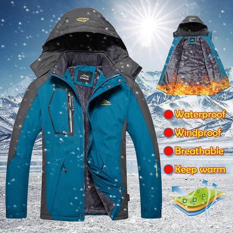 Winter Men Windproof Jacket - L & M Kee, LLC