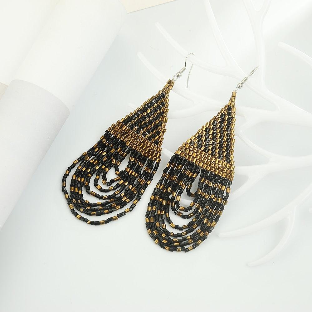 Boho Dangle Waterdrop Earrings - L & M Kee, LLC