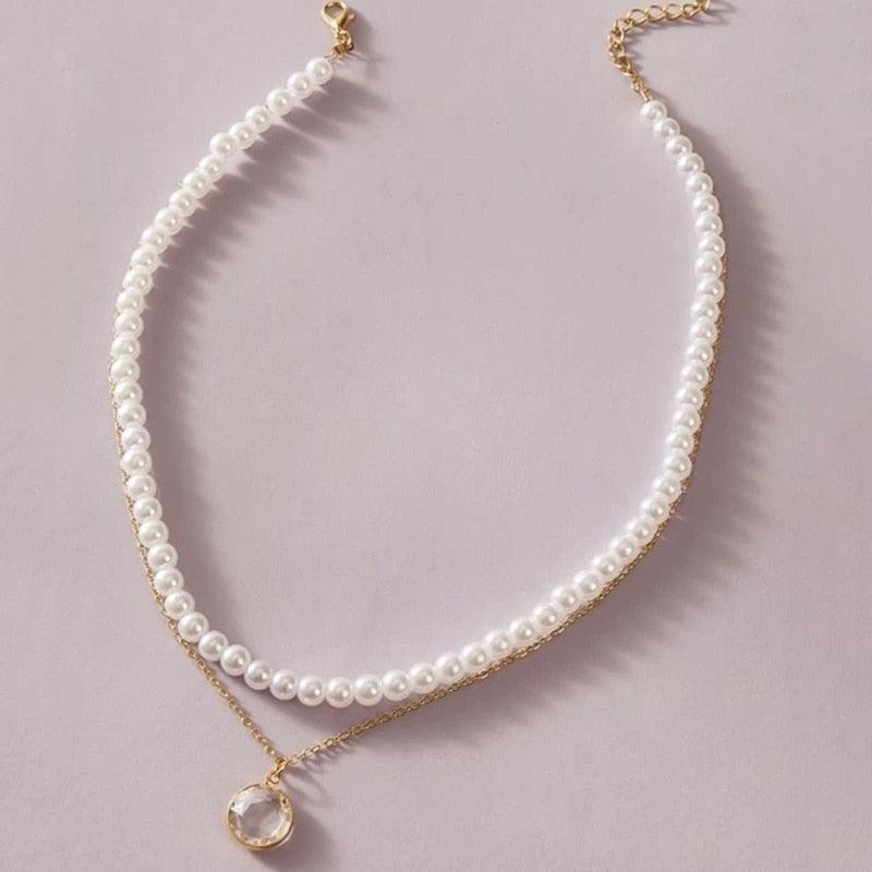 Imitation Pearl Choker - L & M Kee, LLC