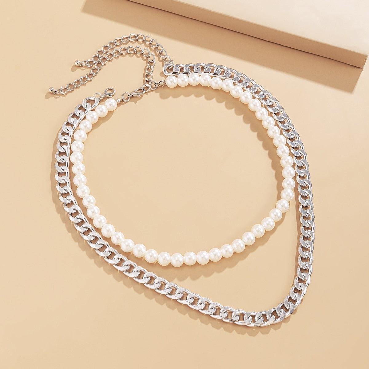 Imitation Pearl Choker - L & M Kee, LLC