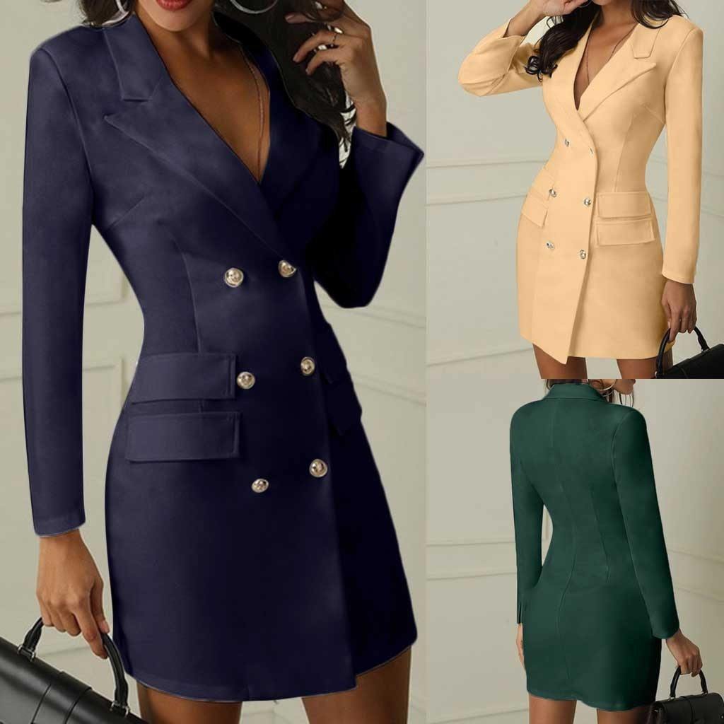 Formal Dress Office Blazer Plus Size - L & M Kee, LLC
