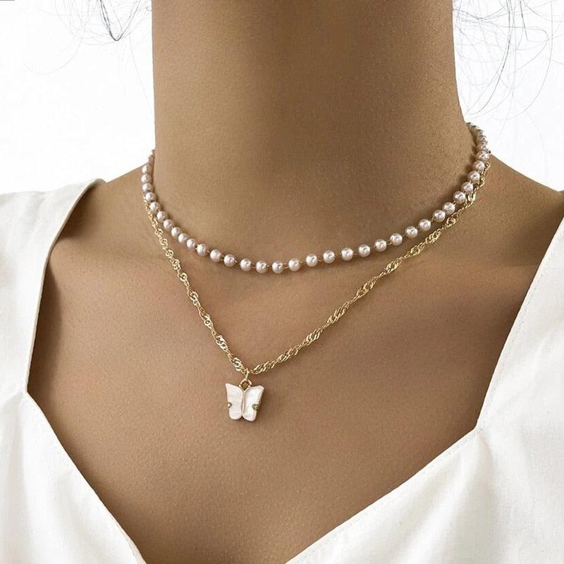 Imitation Pearl Choker - L & M Kee, LLC