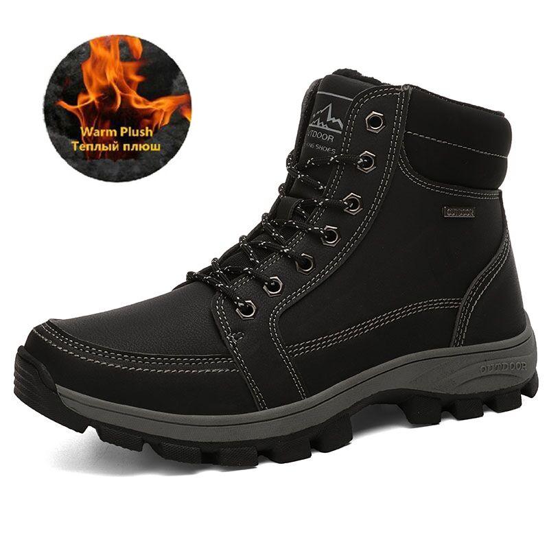 Non-slip Men's Hiking Boots - L & M Kee, LLC