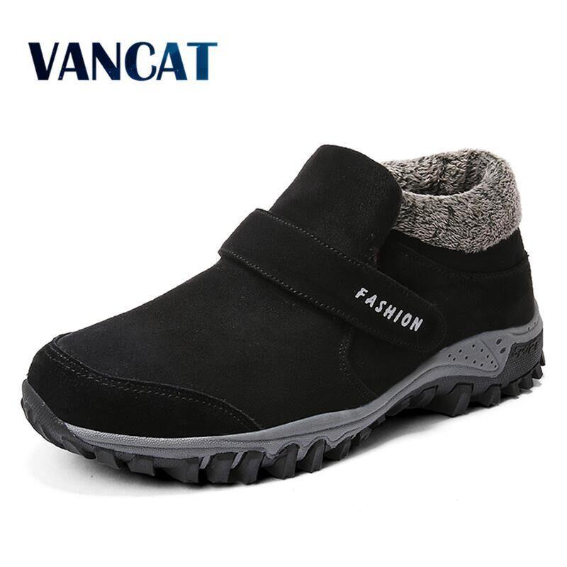 Vancat Fur Lined Winter Plush Ankle Boots - L & M Kee, LLC