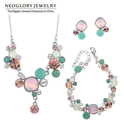 Neoglory Jewelry Sets Embellished with Crystals from Swarovski - L & M Kee, LLC