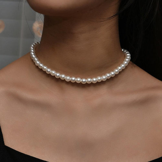 Imitation Pearl Choker - L & M Kee, LLC