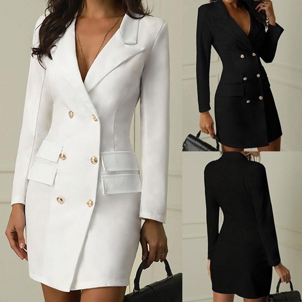 Formal Dress Office Blazer Plus Size - L & M Kee, LLC