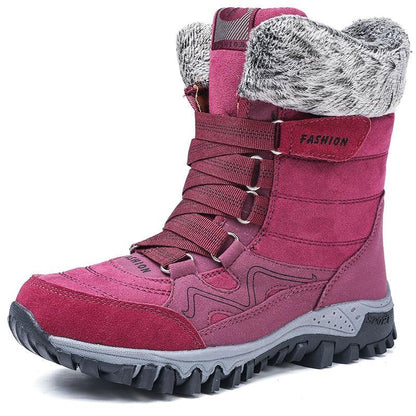 New Fashion Suede Leather Women Snow Boots 36-42 - L & M Kee, LLC