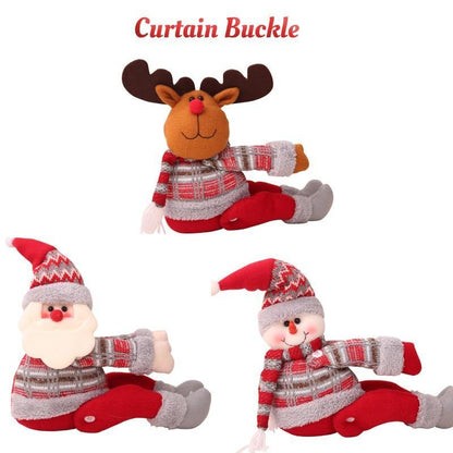 Christmas Curtain Buckle Window - L & M Kee, LLC