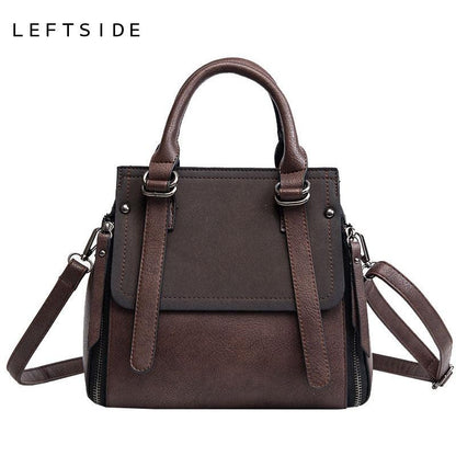 Vintage Leather Handbag - L & M Kee, LLC