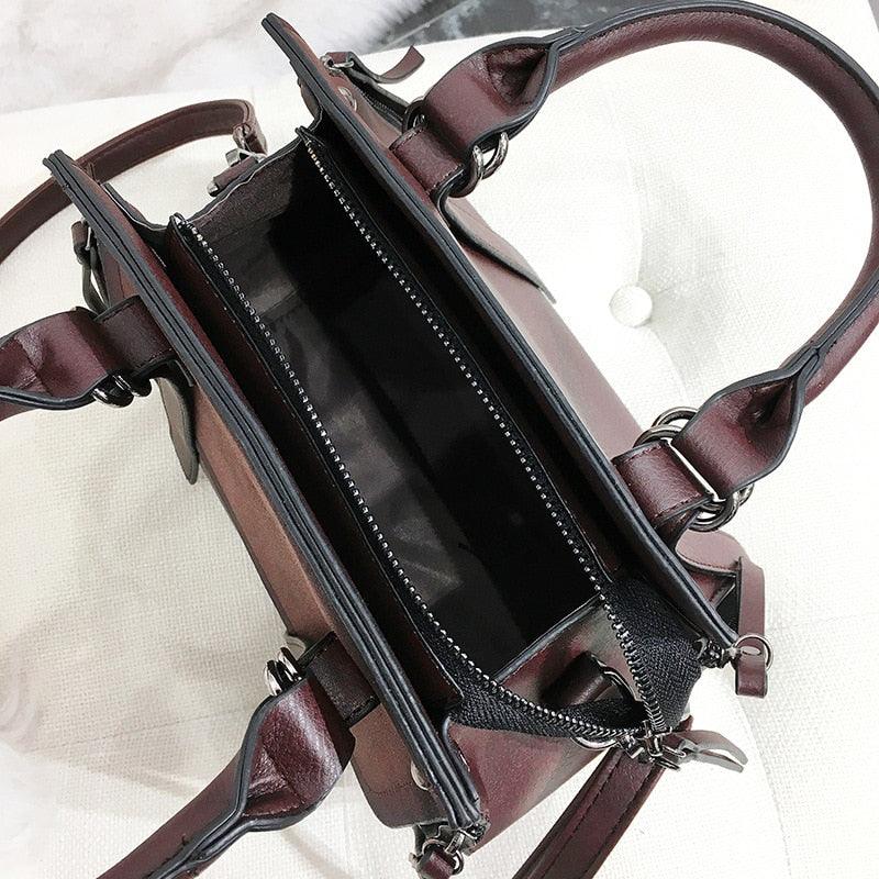 Vintage Leather Handbag - L & M Kee, LLC
