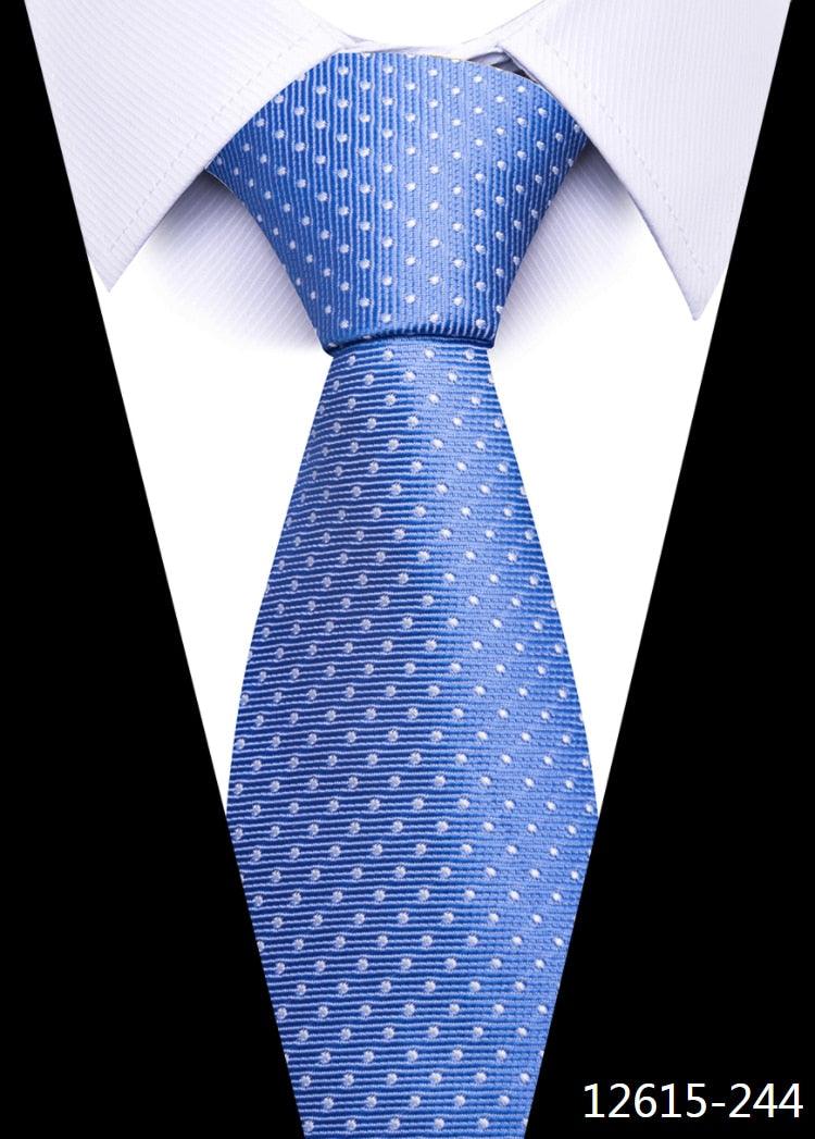 8 cm Silk Necktie Man's Office - L & M Kee, LLC