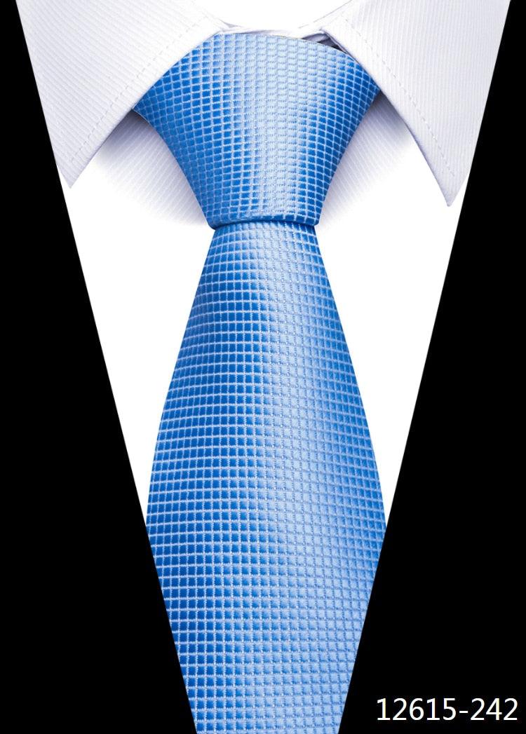 8 cm Silk Necktie Man's Office - L & M Kee, LLC