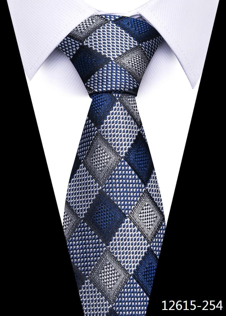 8 cm Silk Necktie Man's Office - L & M Kee, LLC