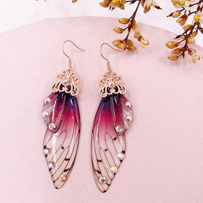 Femme Wing Drop Earrings - L & M Kee, LLC