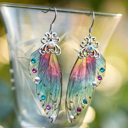 Femme Wing Drop Earrings - L & M Kee, LLC