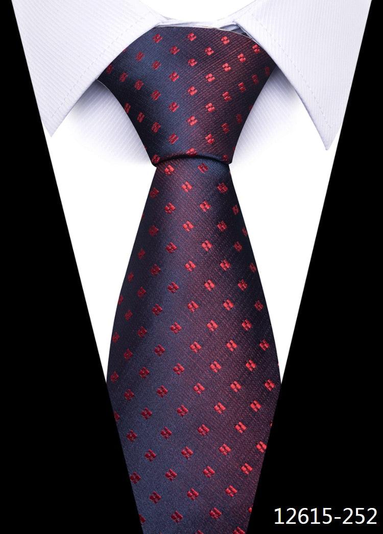 8 cm Silk Necktie Man's Office - L & M Kee, LLC