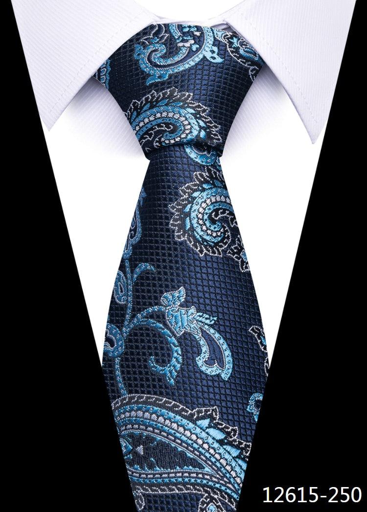 8 cm Silk Necktie Man's Office - L & M Kee, LLC