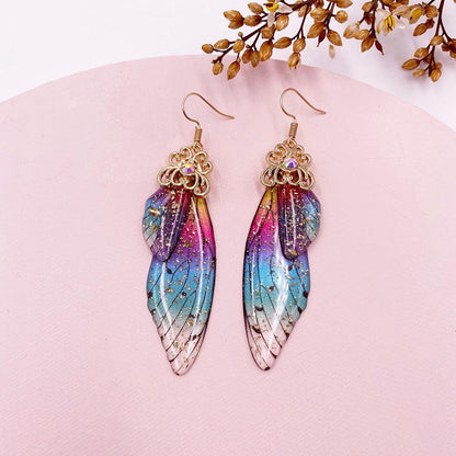 Femme Wing Drop Earrings - L & M Kee, LLC