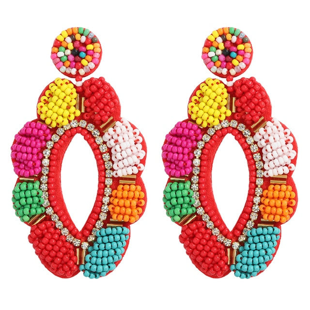 Boho MulticoloredTassel Earrings