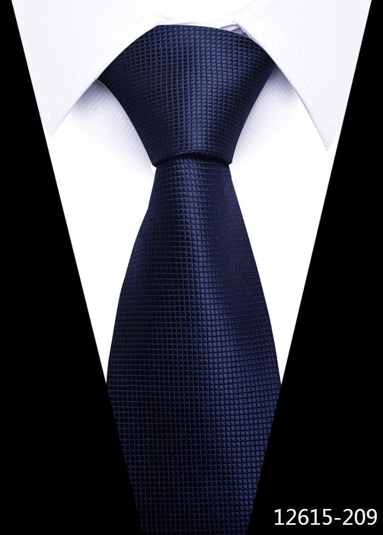 8 cm Silk Necktie Man's Office - L & M Kee, LLC