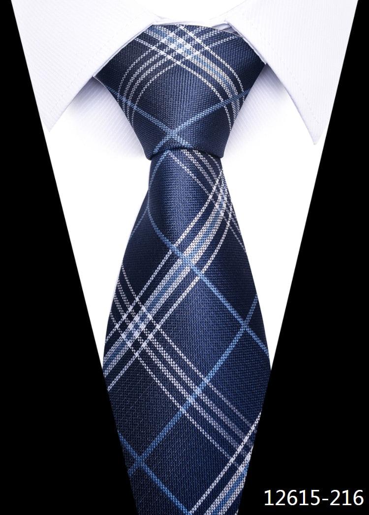 8 cm Silk Necktie Man's Office - L & M Kee, LLC