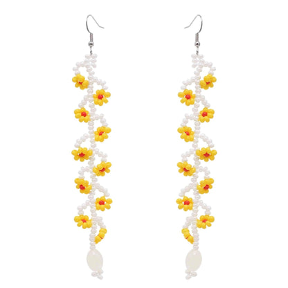 Multicolors Beaded Drop Earrings - L & M Kee, LLC