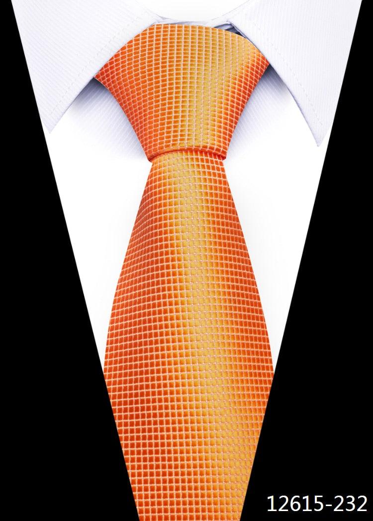 8 cm Silk Necktie Man's Office - L & M Kee, LLC