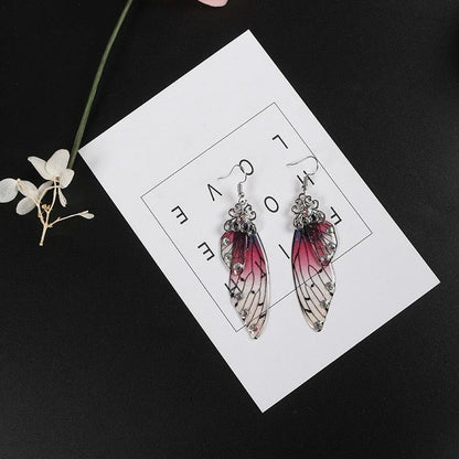 Femme Wing Drop Earrings - L & M Kee, LLC