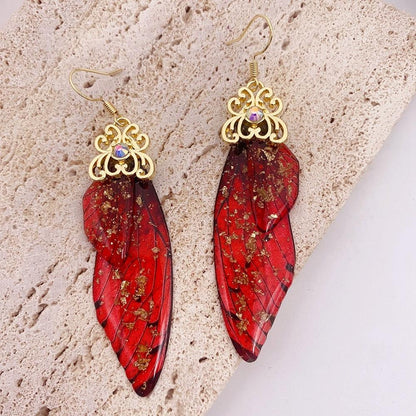 Femme Wing Drop Earrings - L & M Kee, LLC