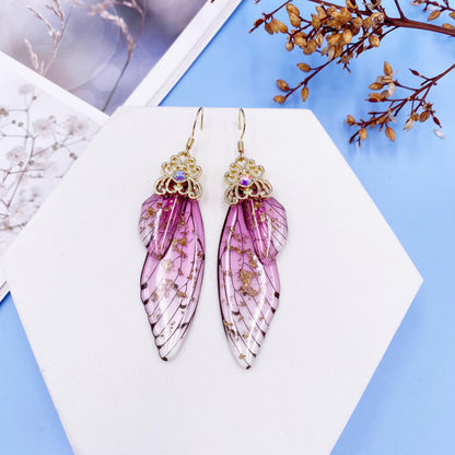 Femme Wing Drop Earrings - L & M Kee, LLC