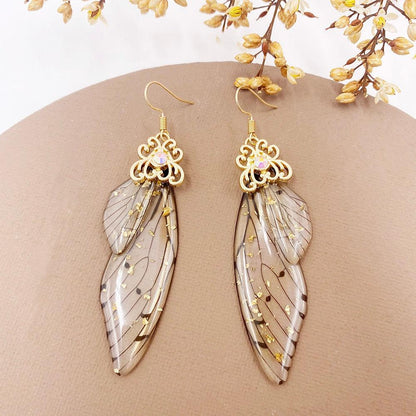 Femme Wing Drop Earrings - L & M Kee, LLC