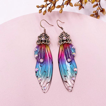 Femme Wing Drop Earrings - L & M Kee, LLC