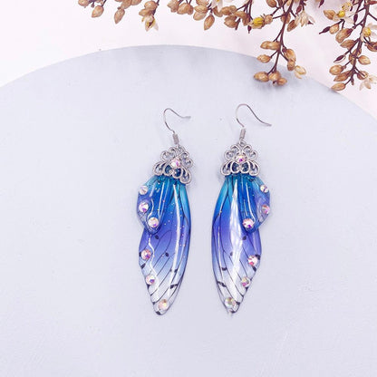 Femme Wing Drop Earrings - L & M Kee, LLC