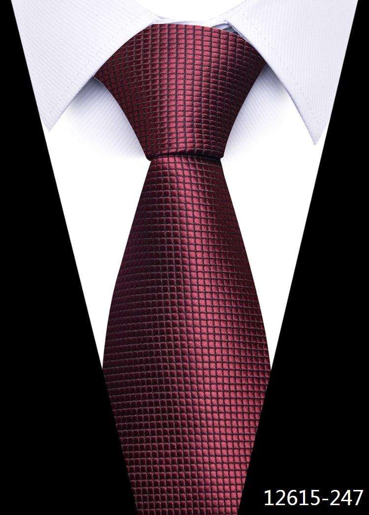 8 cm Silk Necktie Man's Office - L & M Kee, LLC