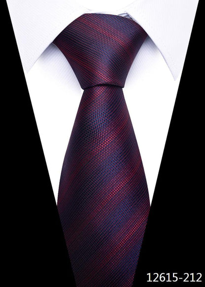 8 cm Silk Necktie Man's Office - L & M Kee, LLC