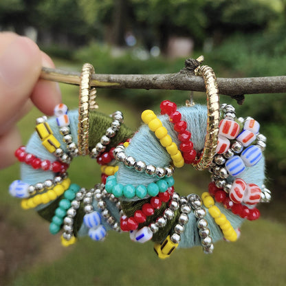Boho MulticoloredTassel Earrings