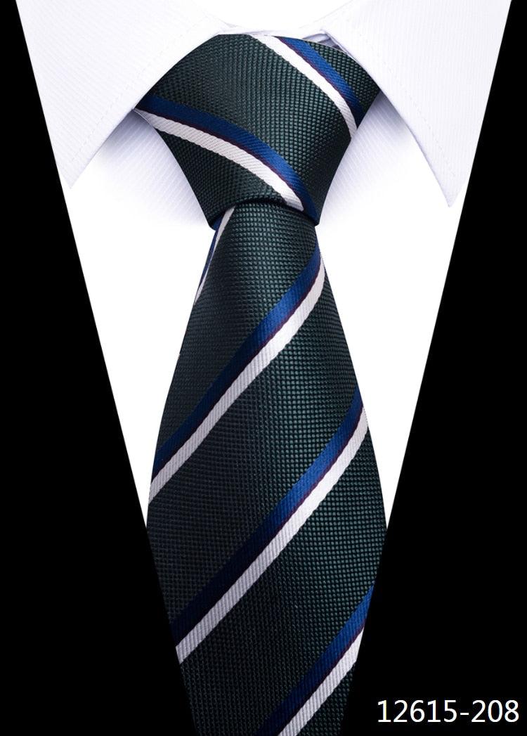 8 cm Silk Necktie Man's Office - L & M Kee, LLC