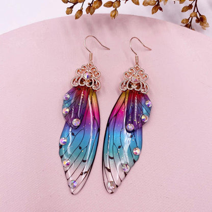 Femme Wing Drop Earrings - L & M Kee, LLC