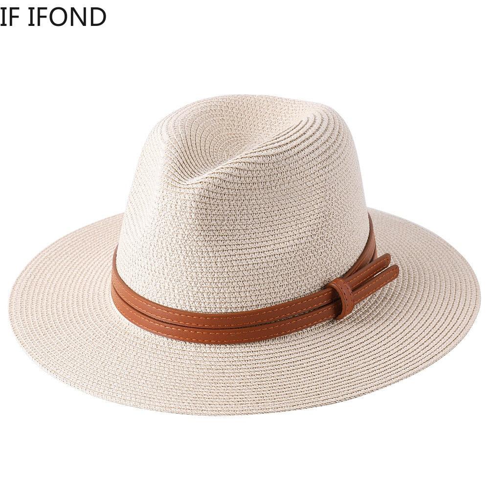 56-58-59-60CM Natural Panama Hat