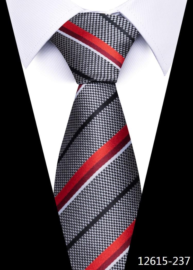 8 cm Silk Necktie Man's Office - L & M Kee, LLC