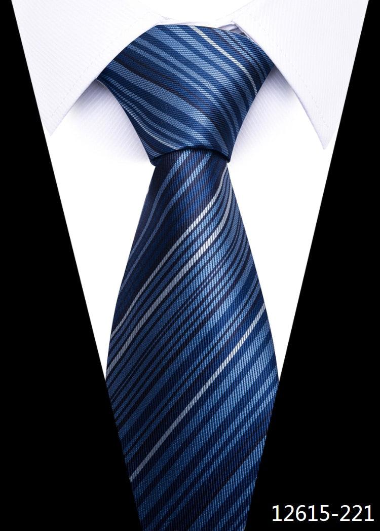 8 cm Silk Necktie Man's Office - L & M Kee, LLC