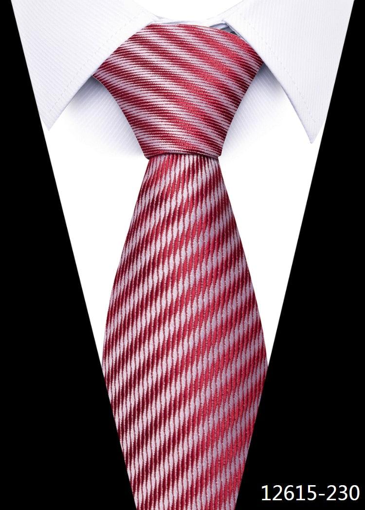 8 cm Silk Necktie Man's Office - L & M Kee, LLC