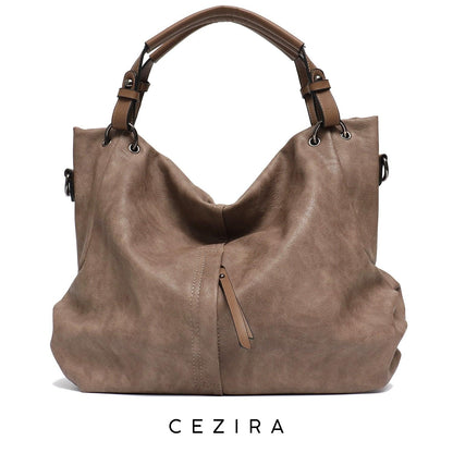 CEZIRA Pu Hobos Shoulder Bag - L & M Kee, LLC